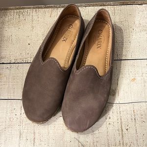 CHARIX Olive Suede Leather Size 39